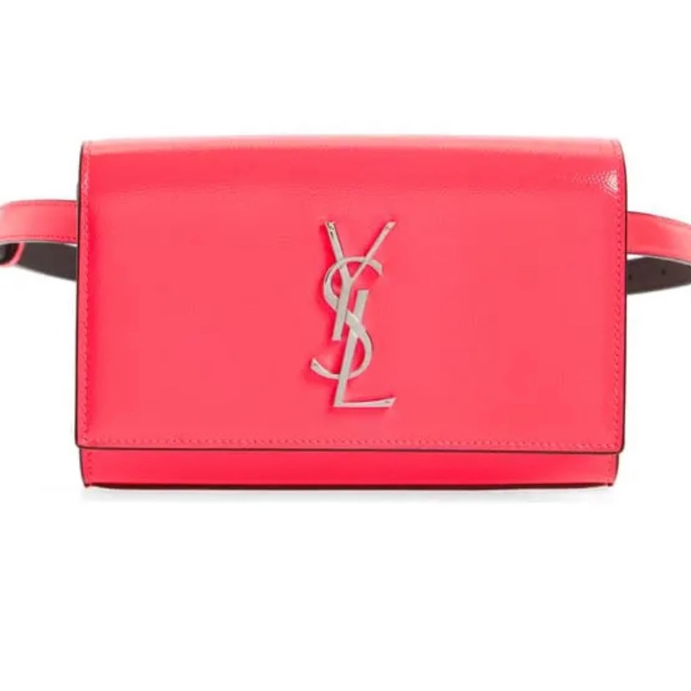 Saint Laurent Kate monogram belt bag
